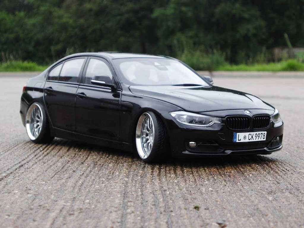 Bmw 335 berline F30 3er Limousine black jantes 20 pouces 1/18 Paragon