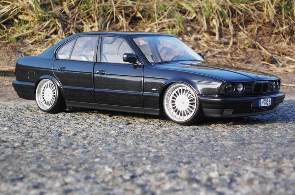 Bmw 535 tuning 1988 i E34 jantes alpina 1/18 Minichamps