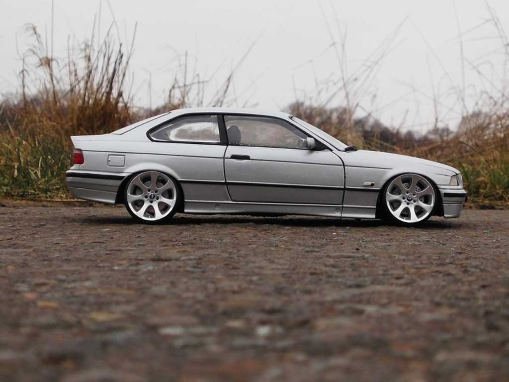 Bmw 325 coupe E36 E36 grey jantes E90 1/18 Ut Models