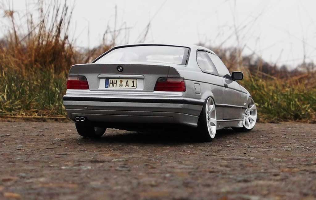 Bmw 325 coupe E36 E36 grey jantes E90 1/18 Ut Models