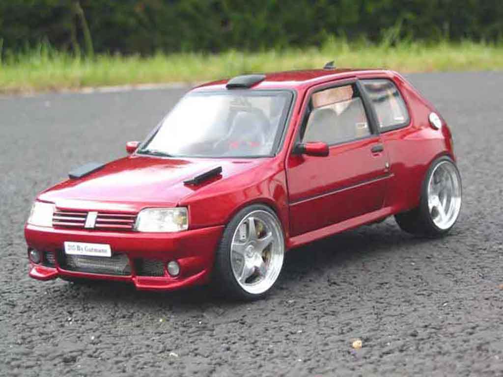 Peugeot 205 GTI 1/18 Solido Dimma GTI preparation tuning diecast model cars