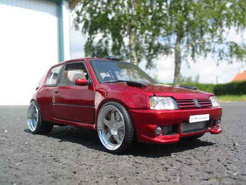 Peugeot 205 GTI Dimma preparation tuning 1/18 Solido