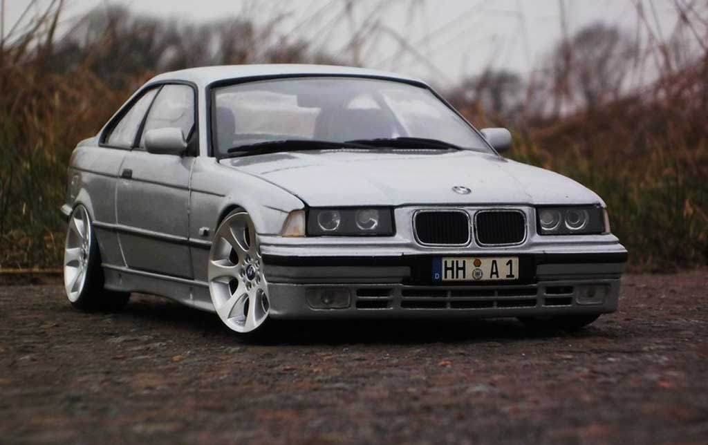 Bmw 325 coupe E36 E36 grey jantes E90 1/18 Ut Models