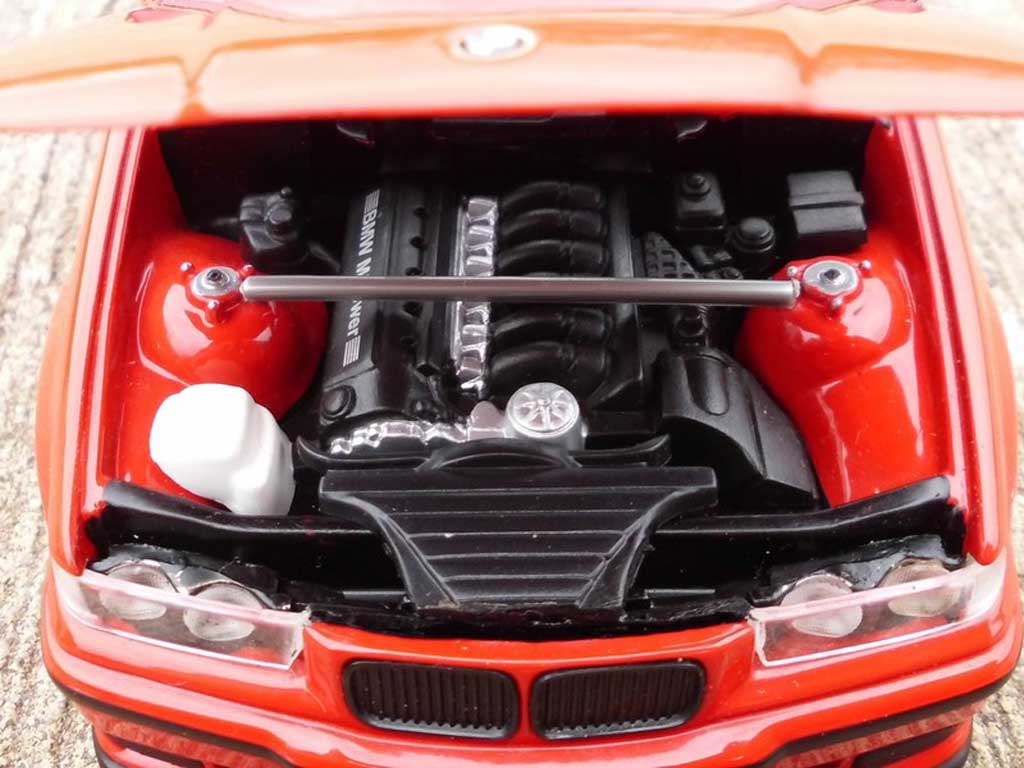 Bmw 318 tuning E36 is red jantes M3 E92 et swap moteur M3 E36 1/18 Ut Models