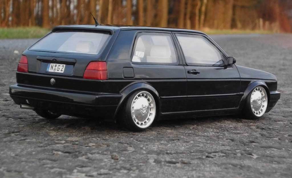 Volkswagen Golf GTI 16S black jantes 17 pouces mercedes 1/18 Ottomobile