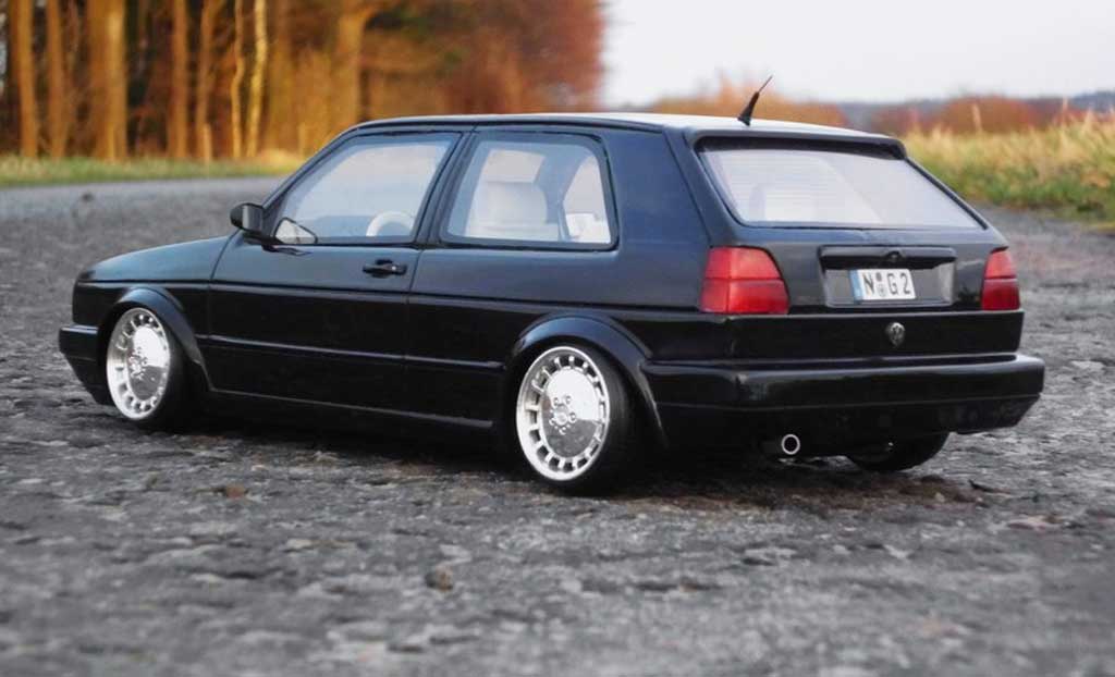 Volkswagen Golf GTI 16S black jantes 17 pouces mercedes 1/18 Ottomobile