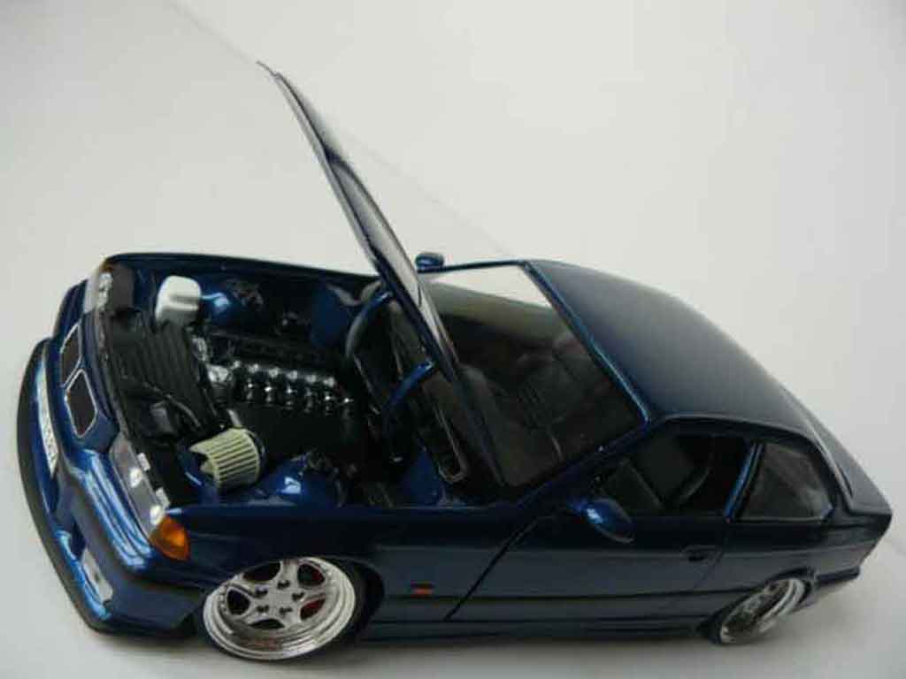 Bmw M3 coupe E36 blue avus jantes porsche 18 pouces 1/18 Ut Models