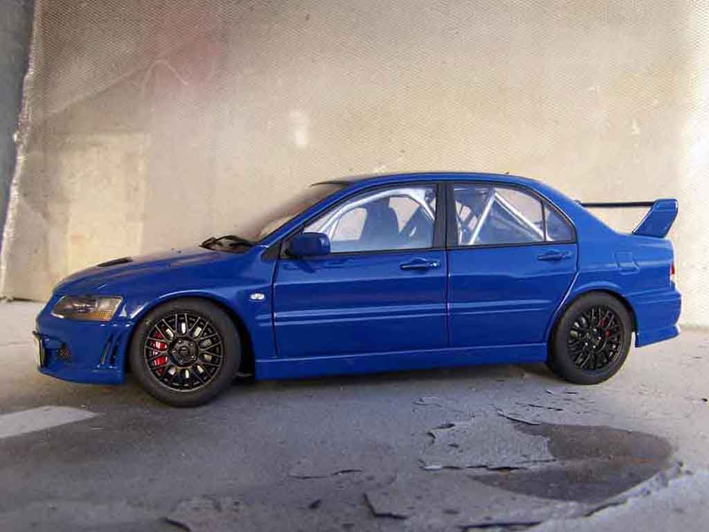 Mitsubishi Lancer Evolution VII 1/18 Autoart Evolution VII jdm blue diecast model cars