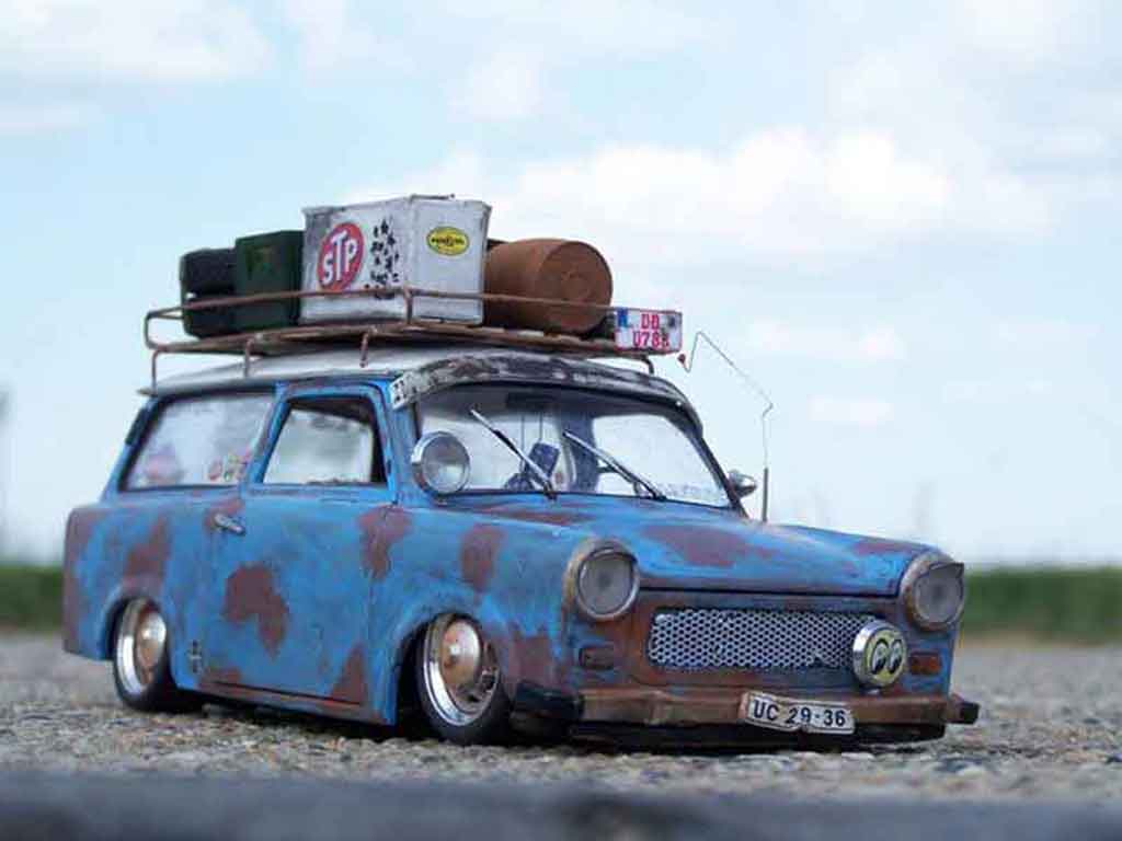 Trabant 601 kombi 1/18 Sun Star kombi rat diecast model cars