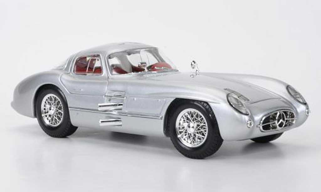 Mercedes 300 SLR 1/18 Maisto SLR Uhlenhaut Coupe grey diecast model cars