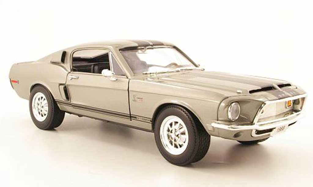 Shelby GT 500 1/18 Yat Ming kr grey 1968 diecast model cars