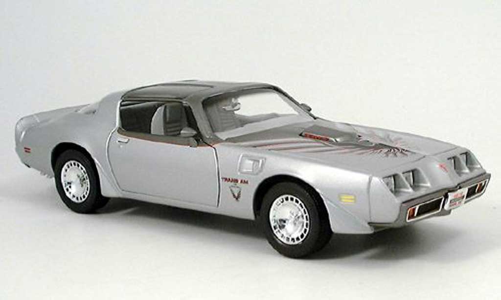 Pontiac Firebird 1979 1/18 Yat Ming 1979 trans am grey diecast model cars