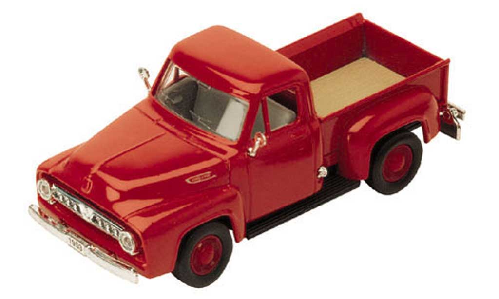 Ford F-100 1/43 Yat Ming F 100 Pick Up red 1953 diecast model cars