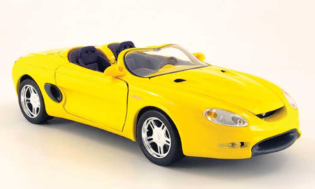 Ford Mustang 1994 1/18 Maisto 1994 mach iii yellow diecast model cars