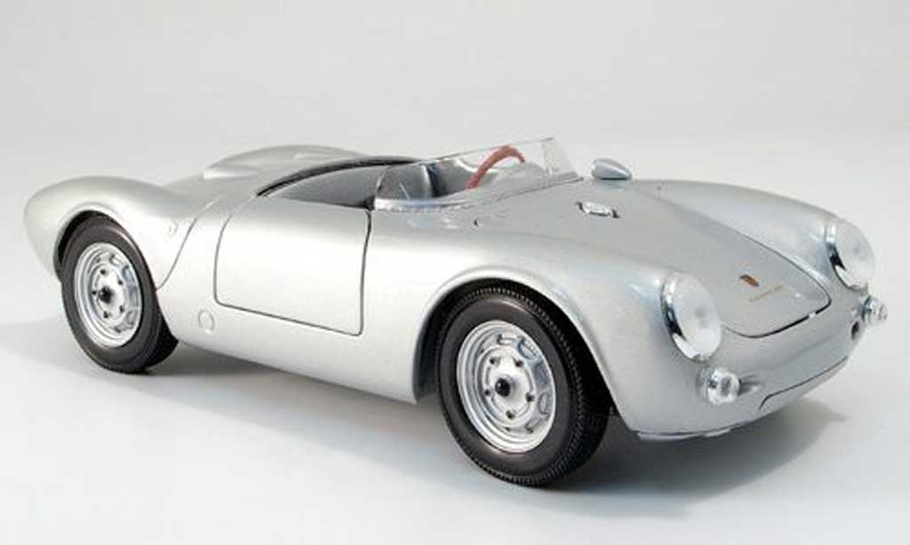 Porsche 550 1/18 Maisto a spyder grey diecast model cars