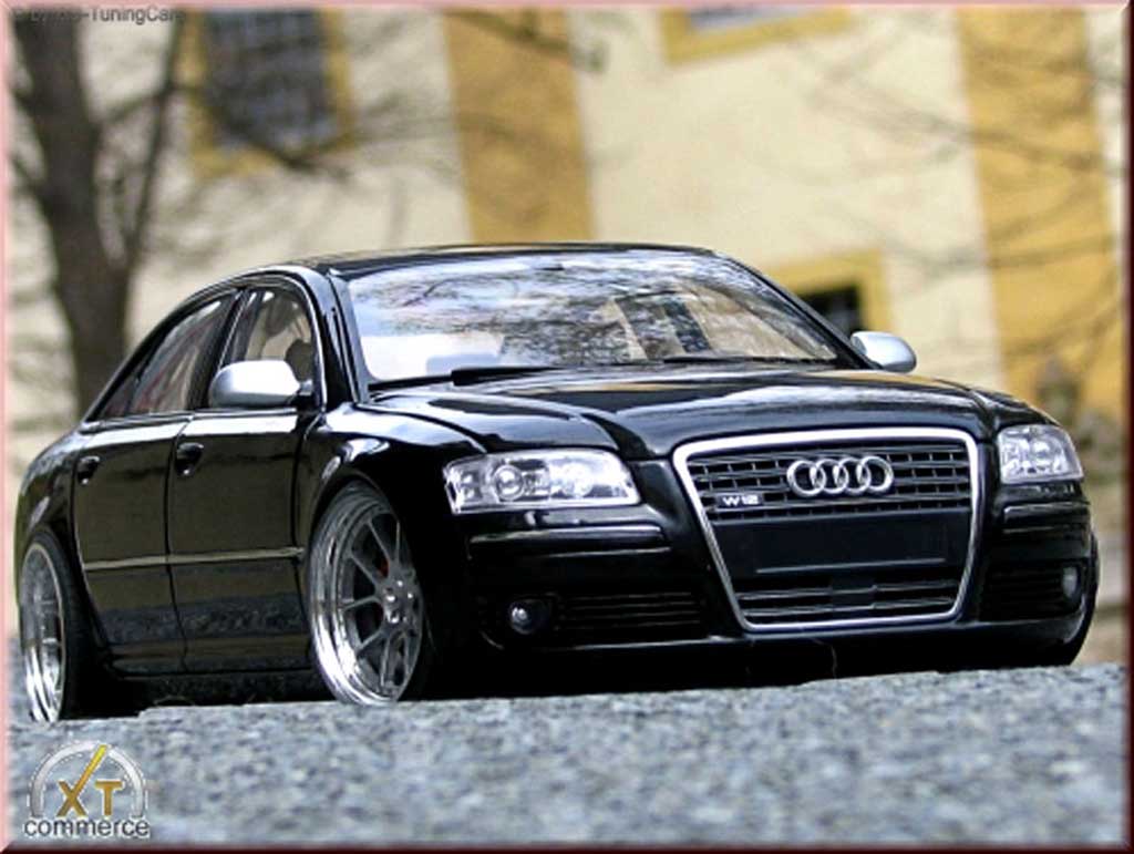Audi A8 berline black jantes 20 pouces 1/18 Kyosho