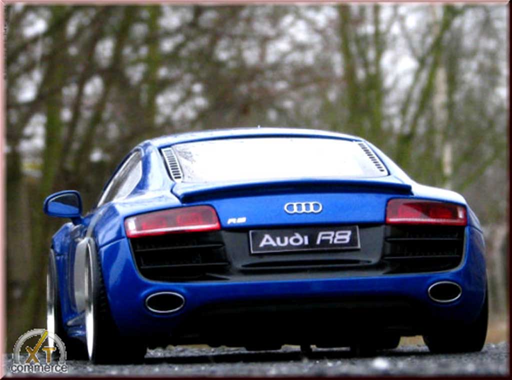 Audi R8 4.2 fsi 5.2 blue jantes bbs 20 pouces 1/18 Kyosho