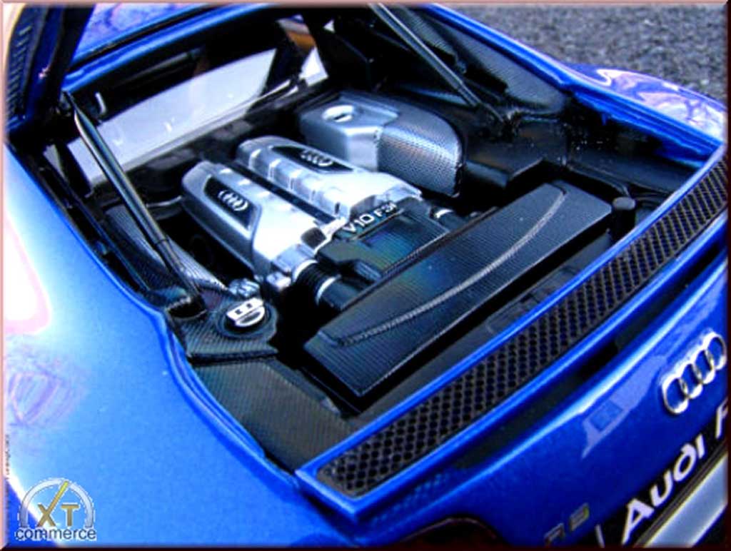 Audi R8 4.2 fsi 5.2 blue jantes bbs 20 pouces 1/18 Kyosho