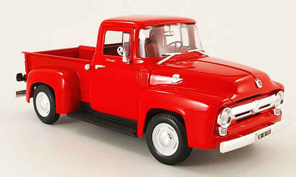 Ford F1 1/18 Welly 00 pick up red 1956 diecast model cars
