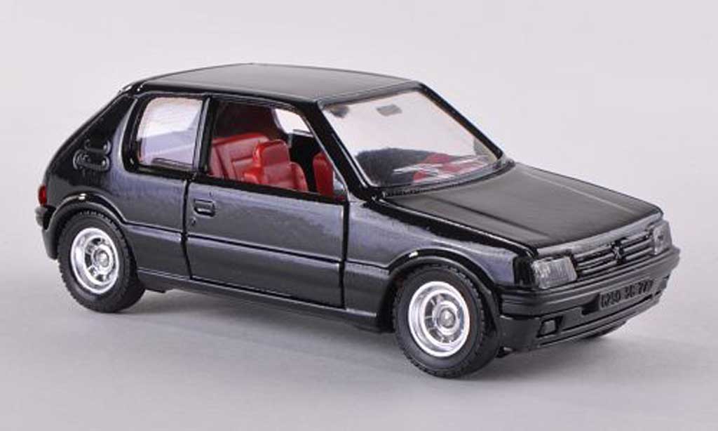 Peugeot 205 GTI 1/43 Solido GTI black 1984 diecast model cars