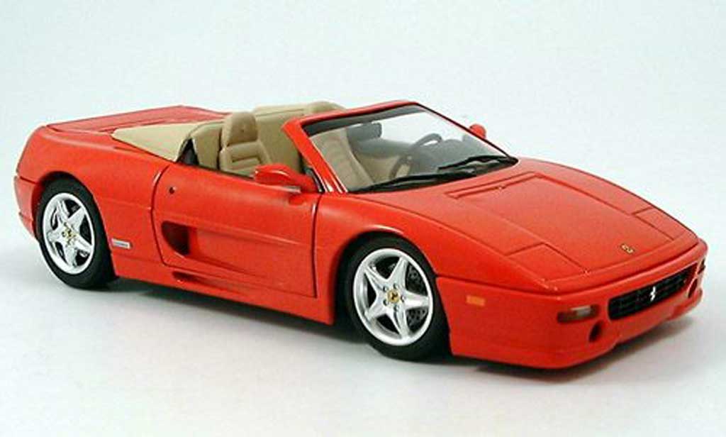 Ferrari F355 Spider 1/18 Hot Wheels Spider red 1995 diecast model cars