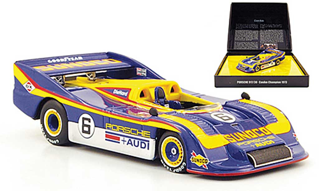 Porsche 917 1973 1/43 Minichamps 1973 30 No.6 Sunoco Team Penske Racing Can-Am Saison diecast model cars