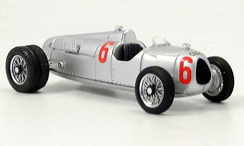 Auto Union Typ C 1/43 Brumm 12 cil. Route gemellate 1936 diecast model cars