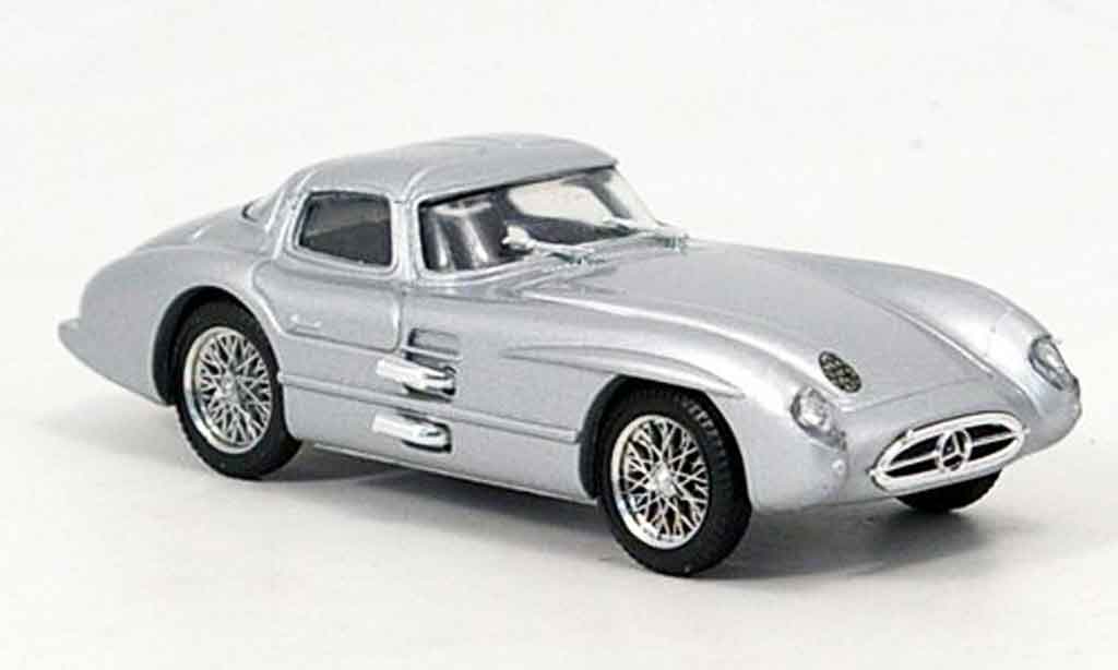 Mercedes 300 SLR 1/43 Brumm SLR Coupe grey metallisee 1955 diecast model cars
