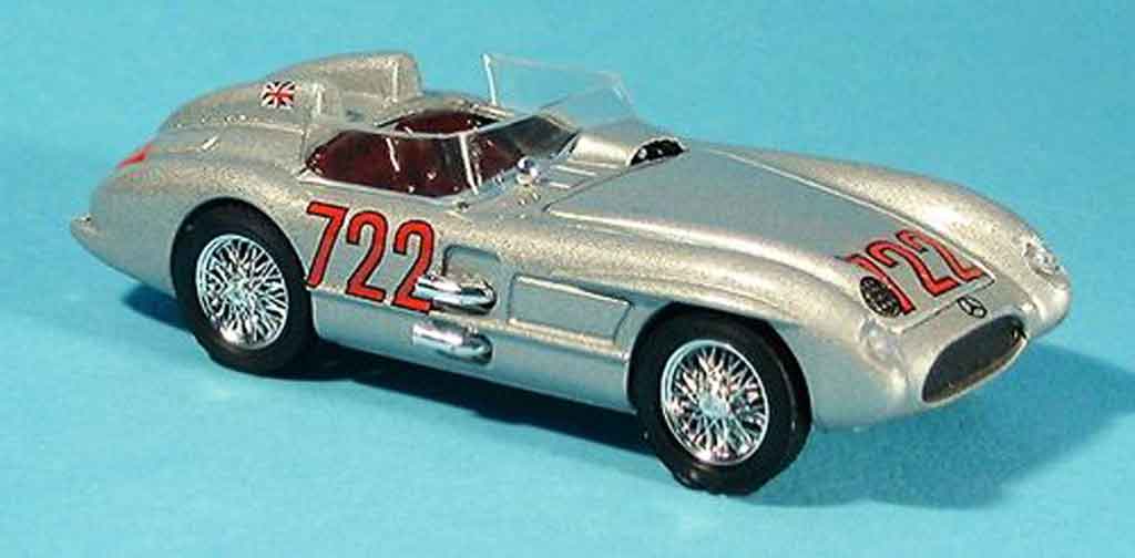 Mercedes 300 SLR 1/43 Brumm SLR No.722 S.Moss Mille Miglia 1955 diecast model cars
