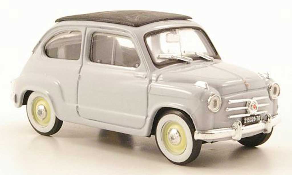Fiat 600 1/43 Brumm blue geschlossen 1956 diecast model cars