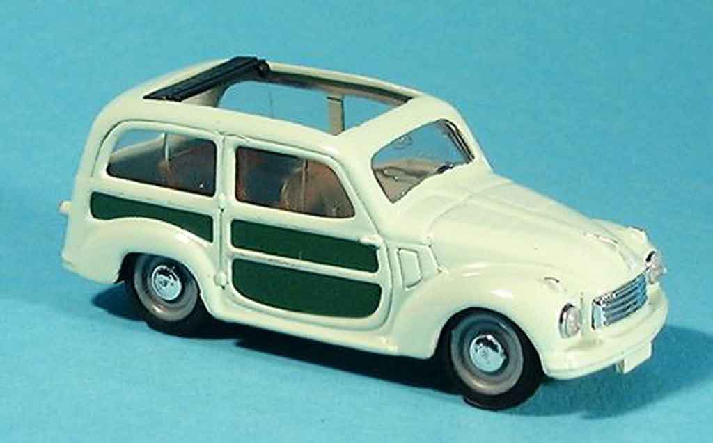 Fiat 500 1/43 Brumm C Estate grun offen diecast model cars