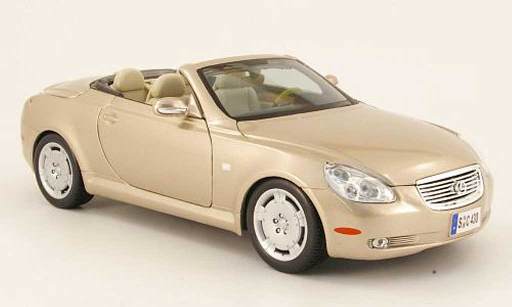 Lexus SC 430 1/18 Maisto 430 or offen 2001 diecast model cars