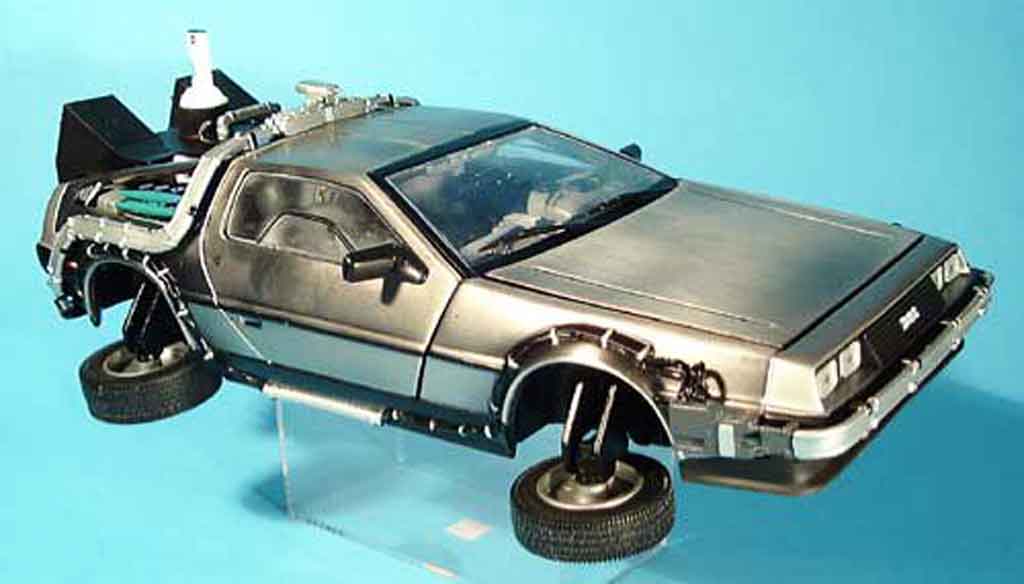De Lorean futur II 1/18 Sun Star dmc-12 time machine retour vers le futur diecast model cars