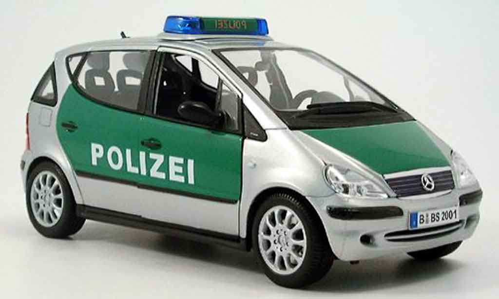Mercedes Classe A 1/18 Maisto polizei diecast model cars
