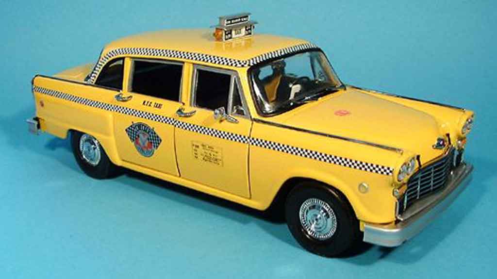 Checker Taxi 1/18 Sun Star new york 1981 a11 diecast model cars