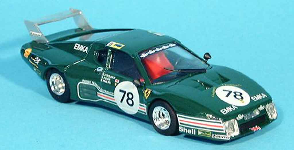 Ferrari 512 BB LM 1/43 Brumm BB LM no.78 scuderia emka le mans 1980 diecast model cars