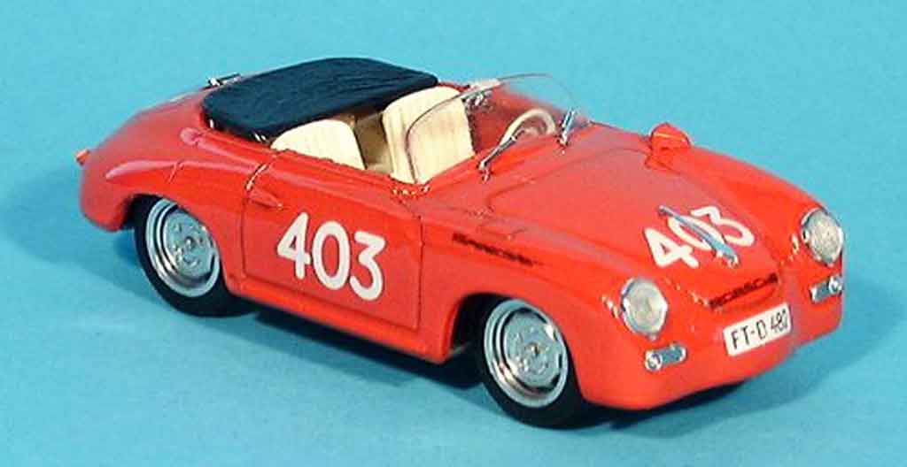 Porsche 356 1952 1/43 Brumm 1952 Speedster No.403 Mille Miglia diecast model cars