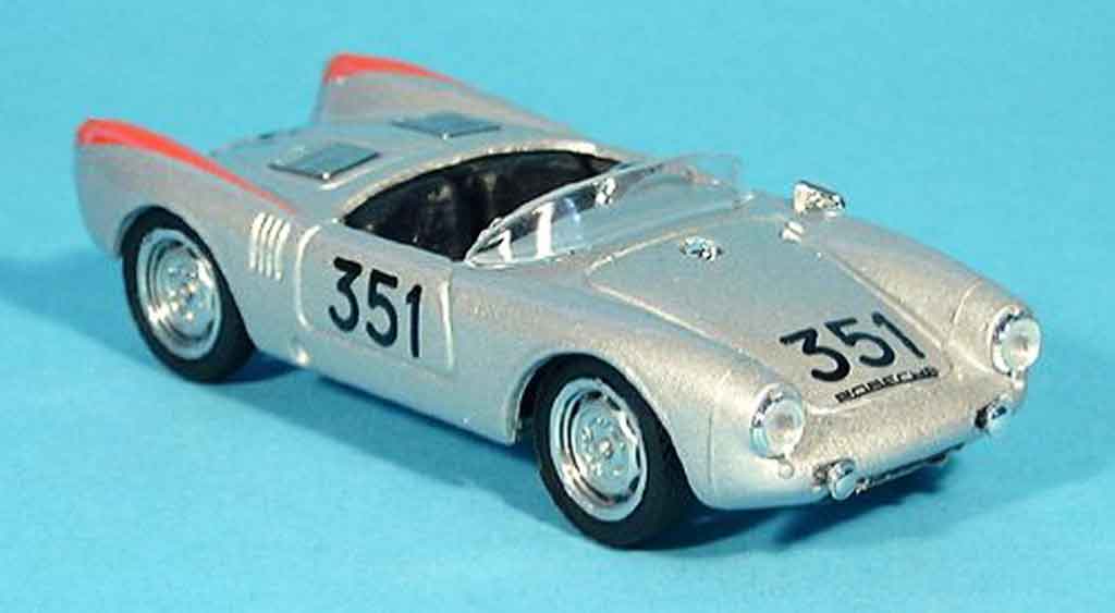 Porsche 550 1954 1/43 Brumm 1954 1500 Spider No.351 Mille Miglia diecast model cars