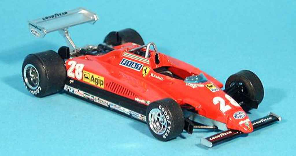 Ferrari 126 1982 1/43 Brumm 1982 C2 no.28 m.andretti gp monza diecast model cars