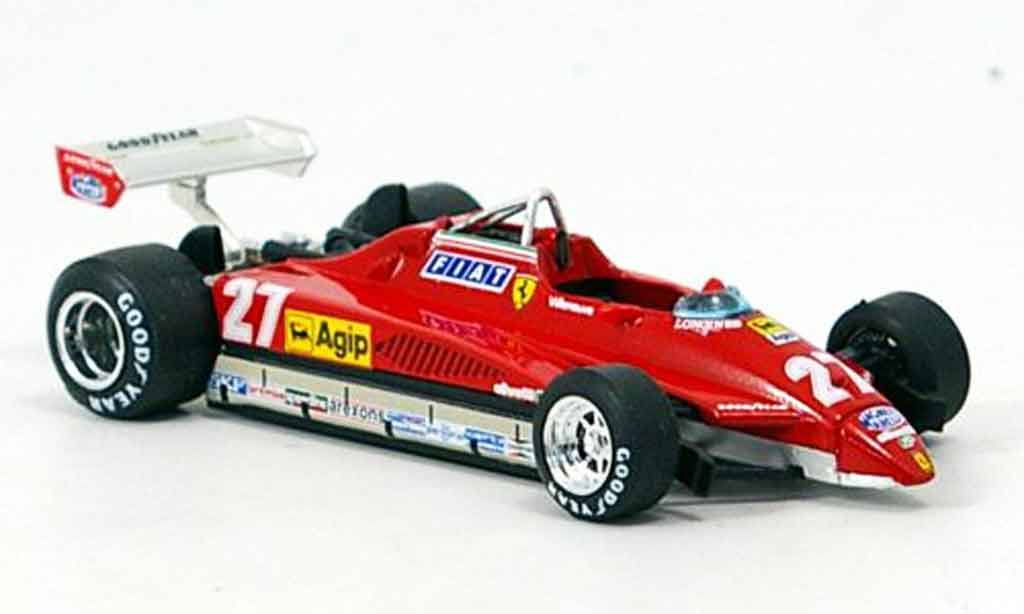 Ferrari 126 1982 1/43 Brumm 1982 C2 no.27 g.villeneuve gp san marino diecast model cars