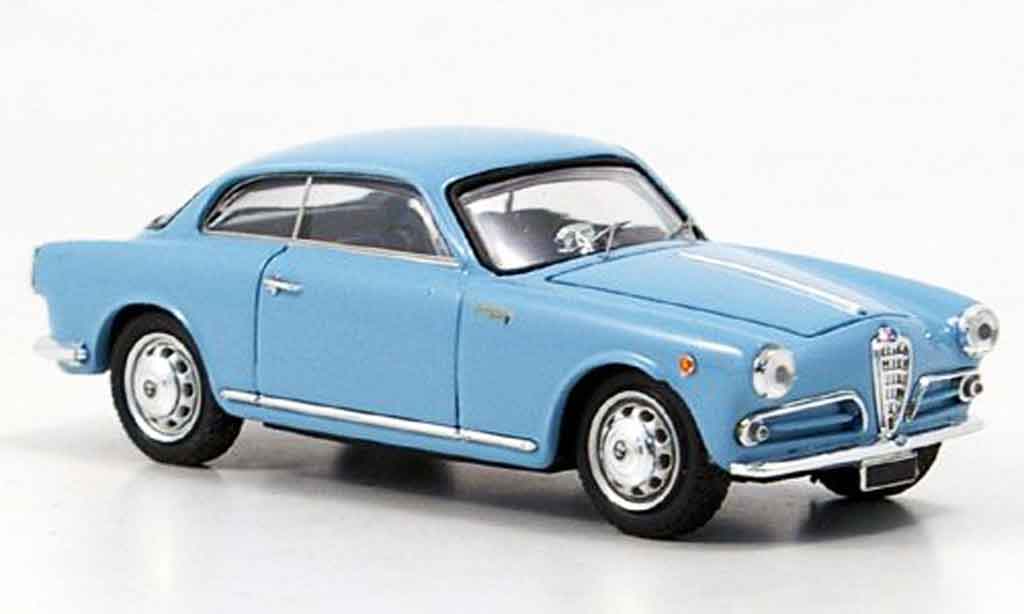 Alfa Romeo Giulietta Sprint 1/43 Bang Sprint blue 1954 diecast model cars