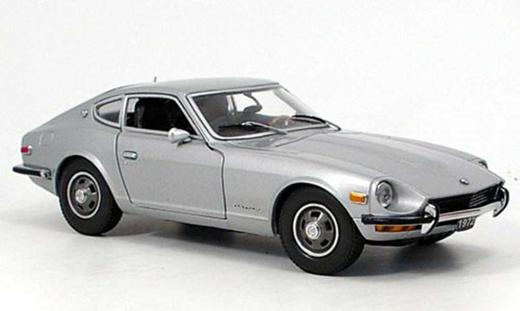Datsun 240Z 1/18 Sun Star grey 1972 diecast model cars