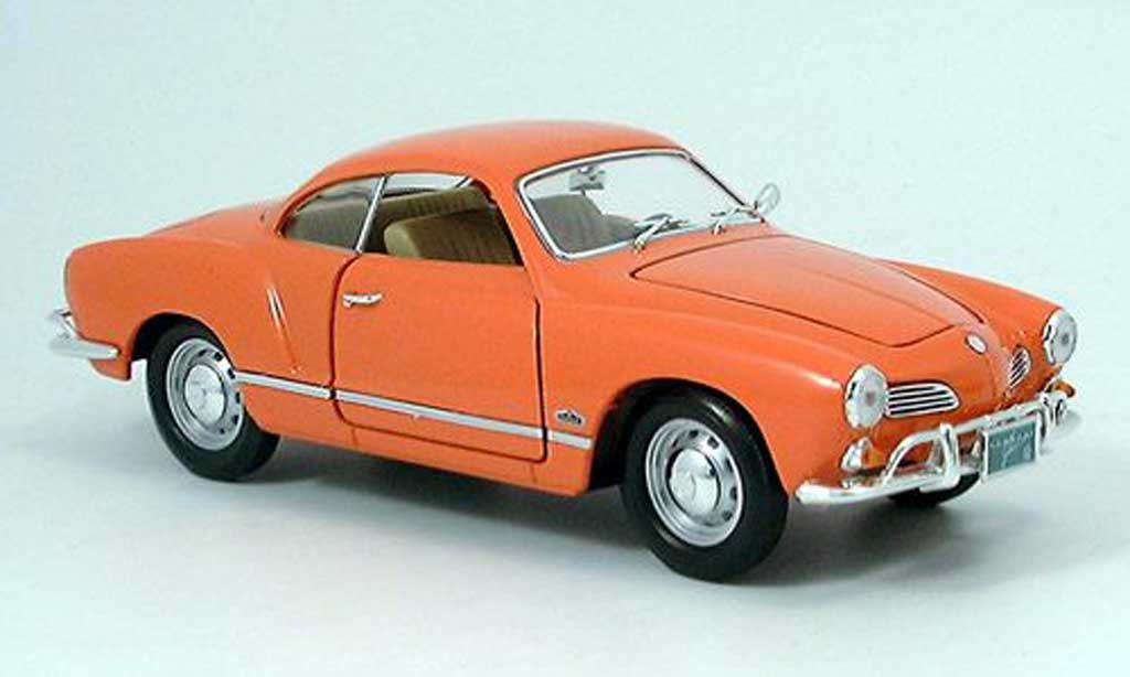 Volkswagen Karmann 1/18 Yat Ming Ghia orange 1966 diecast model cars