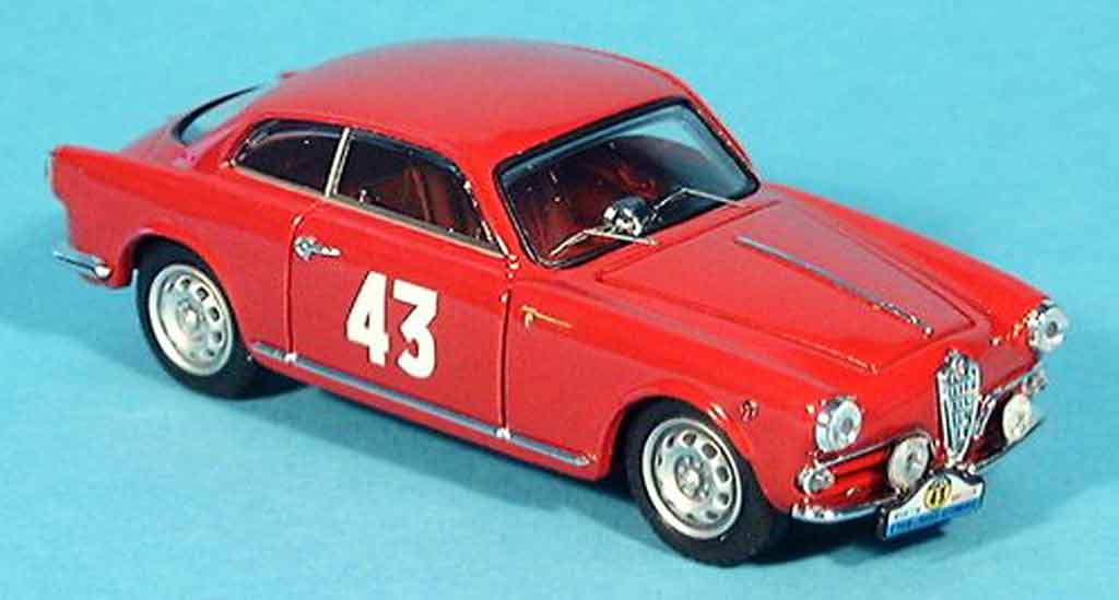 Alfa Romeo Giulietta 1/43 Bang no.43 sc vidilles tour de france 1956 diecast model cars
