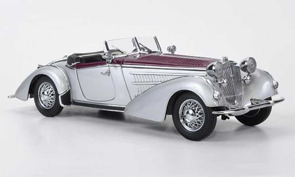 Horch 855 1/18 Sun Star Roadster grey metallisee/weinred 1939 diecast model cars