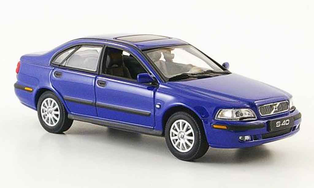 Volvo S40 1/43 Minichamps blue 2000 diecast model cars