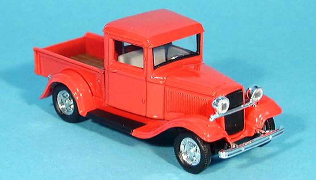 Ford 1934 1/43 Yat Ming Pick up red diecast model cars