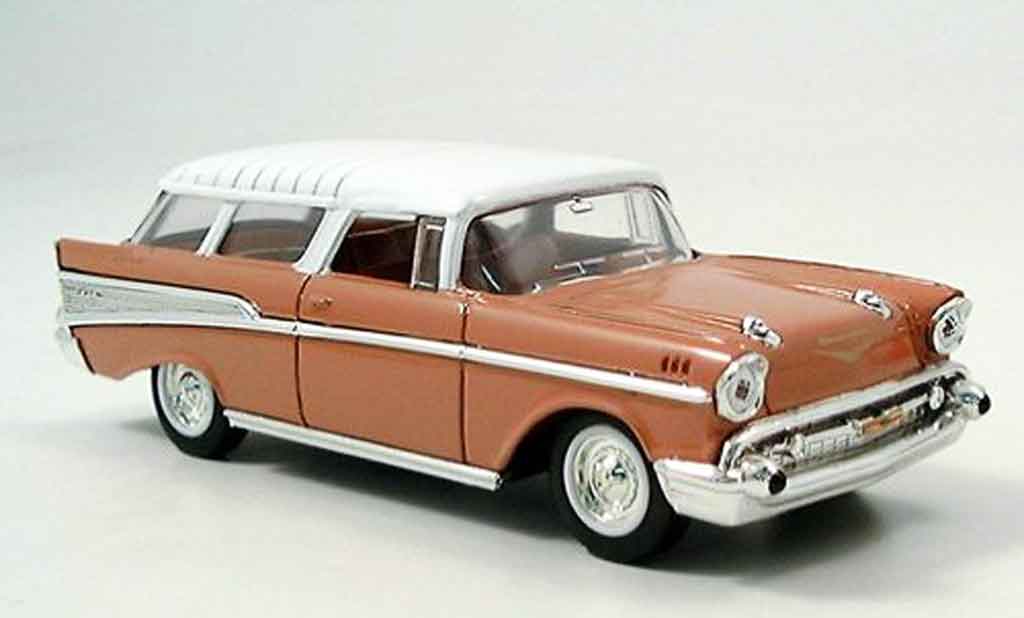 Chevrolet Nomad 1/43 Yat Ming pink 1957 diecast model cars
