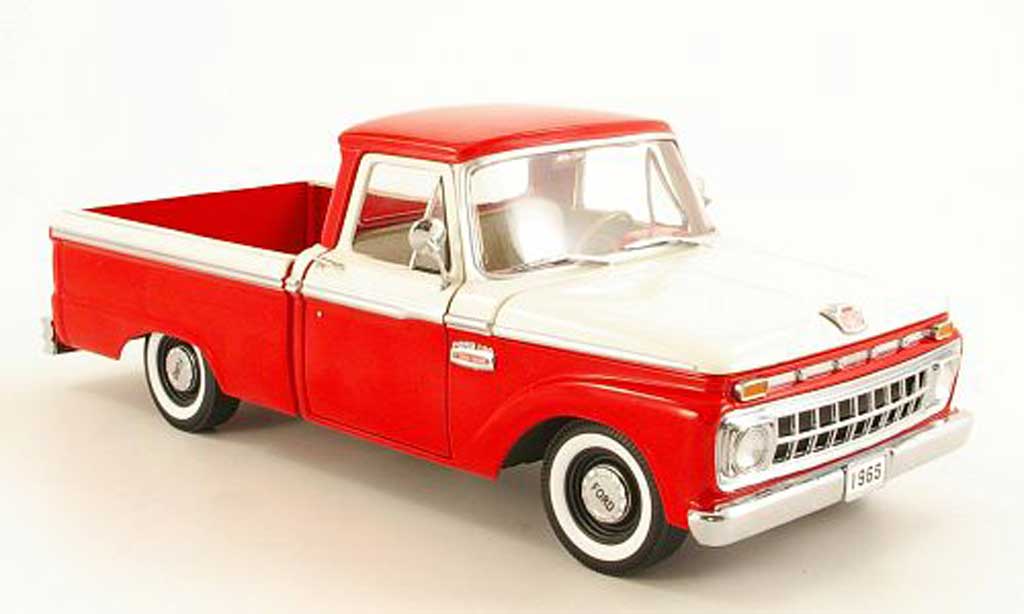 Ford F-100 1/18 Sun Star F 100 red/white 1965 diecast model cars