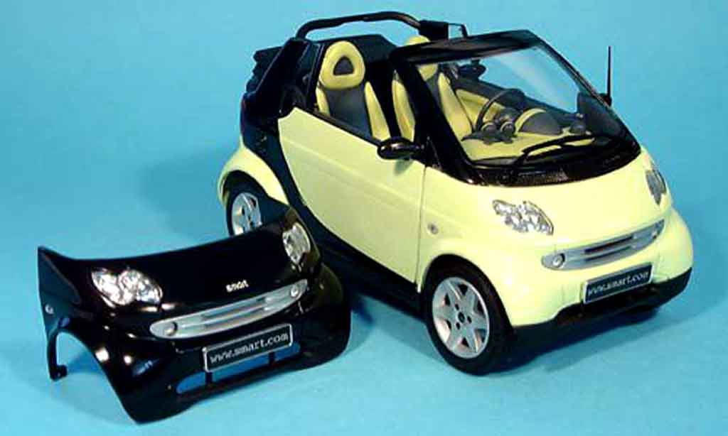 Smart Cabriolet 1/18 Kyosho grun (bodypanel black) diecast model cars